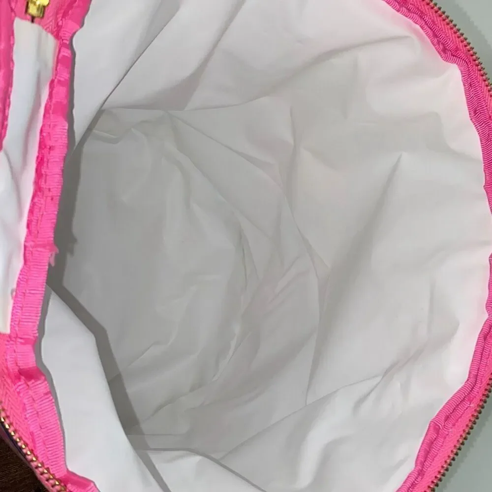 New Lilly Pulitzer Beach Cooler Ice Totally Blossom Pink/Gold